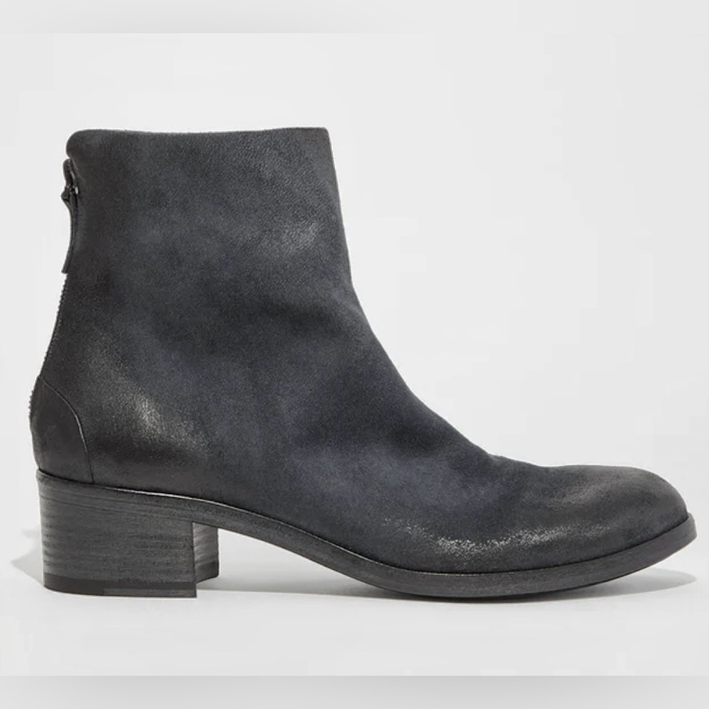 Marsèll Listo Tronch Zip Ankle Boots Gray Leather Size EU 39.5